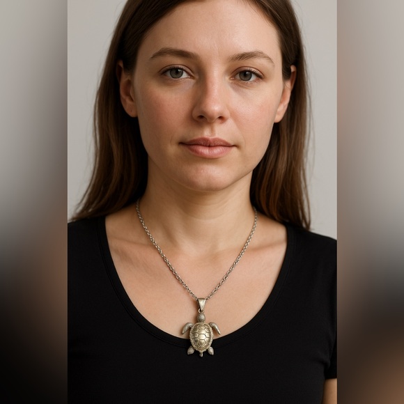 Cardenas Taxco Jewelry - Vintage Cárdenas 950 Silver Sea Turtle Pendant – Handmade Artisan